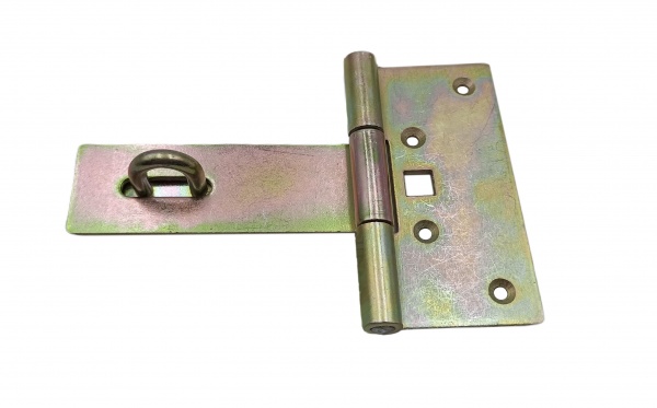 Петля Domax (ZZBR 150) накладная 100x50x2,5 мм желтый цинк универсальная