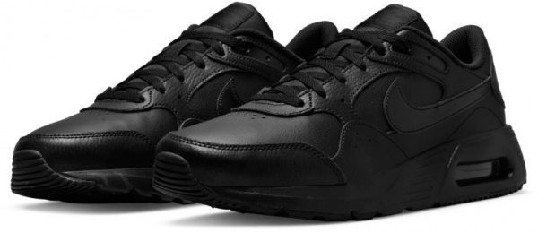 Кроссовки Nike AIR MAX SC LEATHER DH9636-001 р.44,5 черный