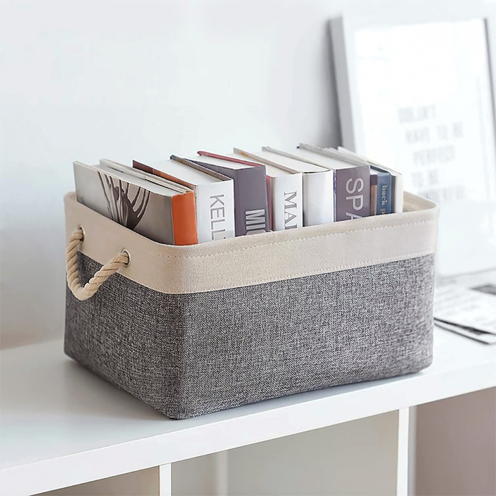 Ящик для зберігання MVM TH-10 S GRAY/BEIGE 130x300x200 мм