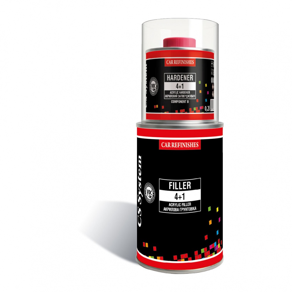 Грунт-наполнитель SeriesPro Fast Filler 4+1 (в комплекте с отвердителем) CS System