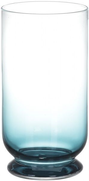 Ваза Омбре, d12хh23 см, бирюзовая Wrzesniak Glassworks