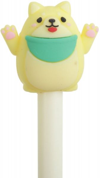 Ручка гелевая Twins жевтый 