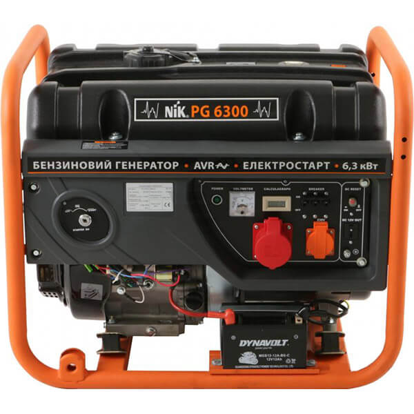 Генератор бензиновый NIK PG 6300