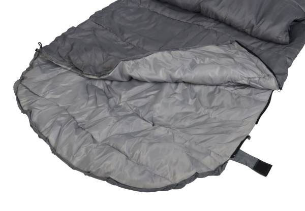 Спальный мешок Grilland с капюшоном 68102 220+50х75 см серый