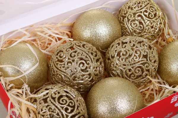 Набор елочных шаров Комплект № 92 d 80 мм 8 шт./уп.