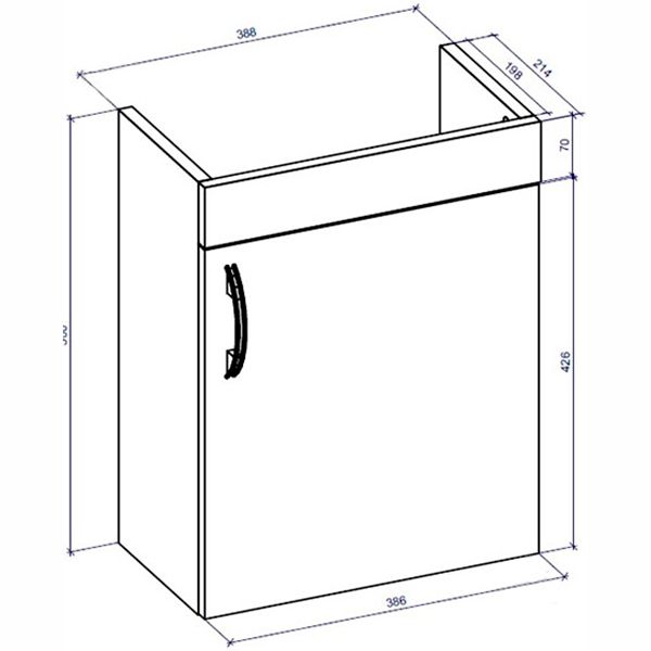 Тумба Water House Аризона 40 под умывальник Como 40