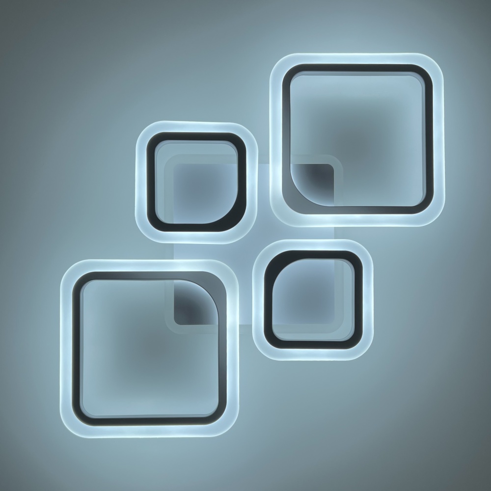 Люстра світлодіодна Luminaria 90 Вт LED-модуль білий OVAL RGB 90W 5S WHITE