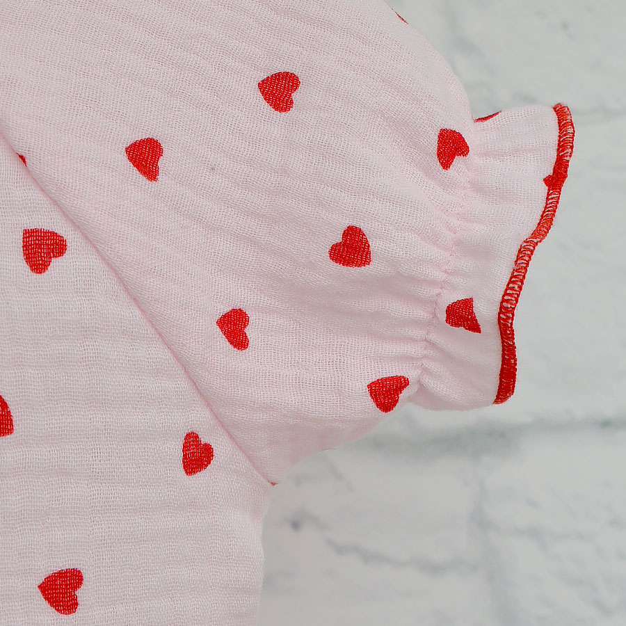 Пісочник для дівчинки Blanka Сердечко р.62-68 рожевий 110821