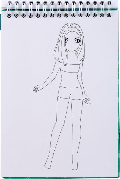 Блокнот с трафаретами 14х20 см 87506 Centrum