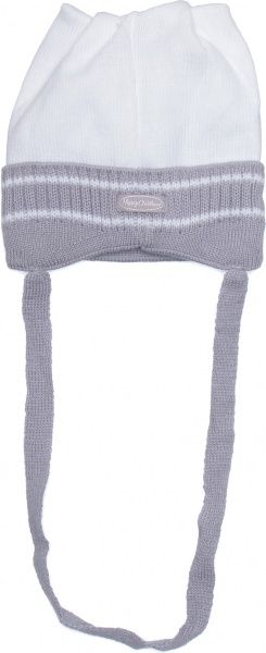 Шапочка дитяча для хлопчика Luna Kids р.36 біло-сірий 2146 