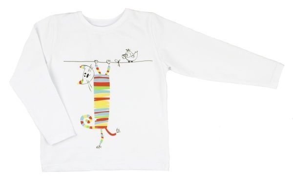 Реглан для дівчинки Luna Kids р.104 білий 