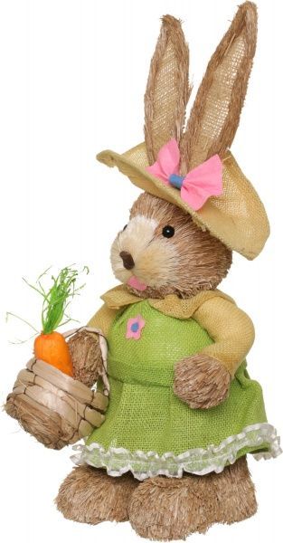 Декорация пасхальная Зайчиха с корзиной