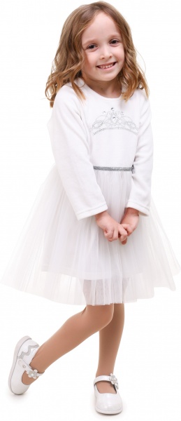 Платье Sasha 4748 р.116 молочный 