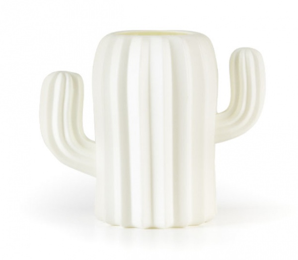 Ваза пластиковая MVM DH-FLOWERS-02 WHITE 11 см 