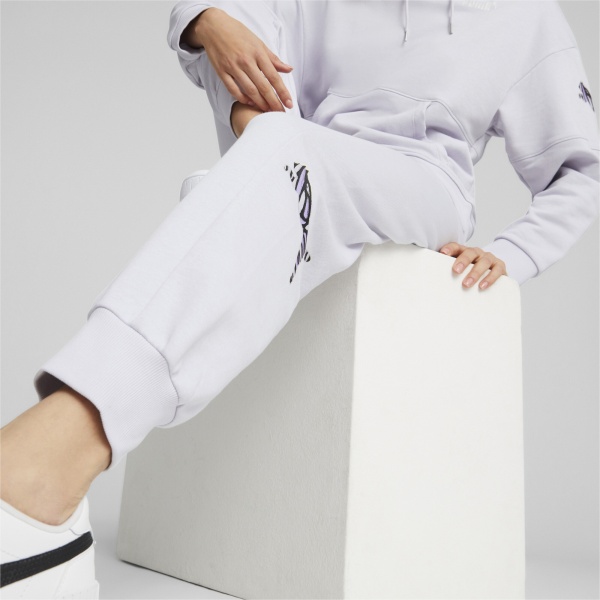 Брюки Puma POWER NOVA SHINE COLORBLOCK HIGH-WAIST PANTS TR 67444768 р. M голубой