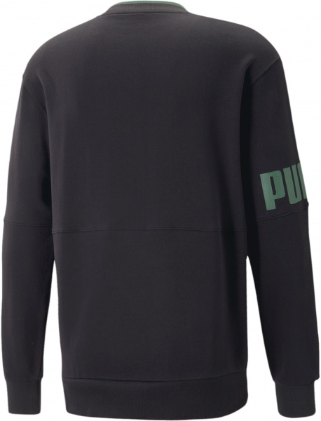 Світшот Puma PUMA POWER COLORBLOCK CREW TR 67332351 р. L чорний