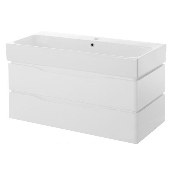 Тумба консольная Aqua Rodos Венеция 100 с умывальником Pinto 100 