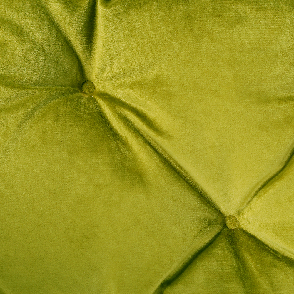 Подушка на стул стебаная 5 закрепок с завязками салатовый Beatrice 29