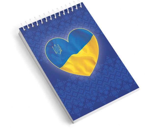 Блокнот Украинское сердце 1В2883 Аркуш