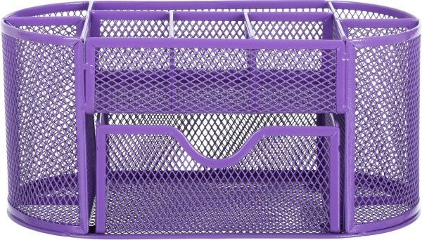 Підставка для ручок 22,3х10,8х10,8 см фіолетова