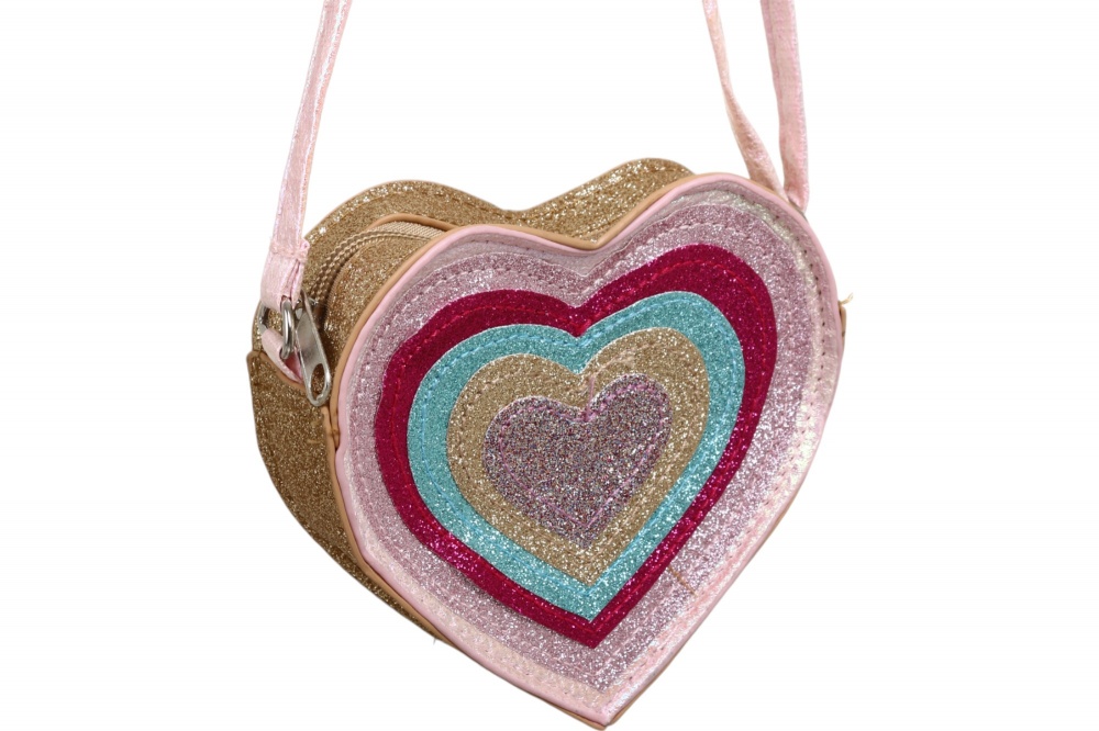 Сумка Luna Kids Сердце 14х13х4.5 см разноцветный