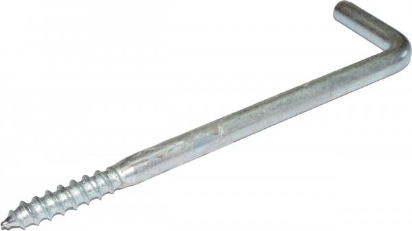 Шуруп з L-гаком ЦБ 10x180 мм