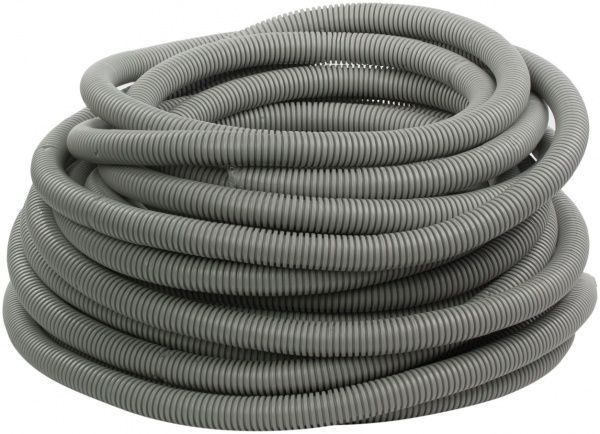 Труба гофрована з протяжкою Контакт ПВХ 25 мм 25 м 