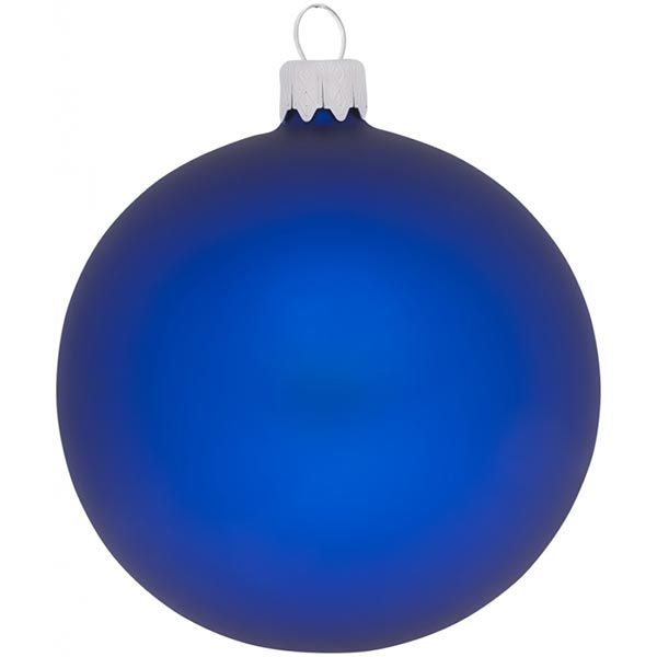 Куля скляна d80 темно-синій