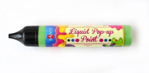3D-гель Liquid pop-up gel зелений Santi 25 мл — фото 1