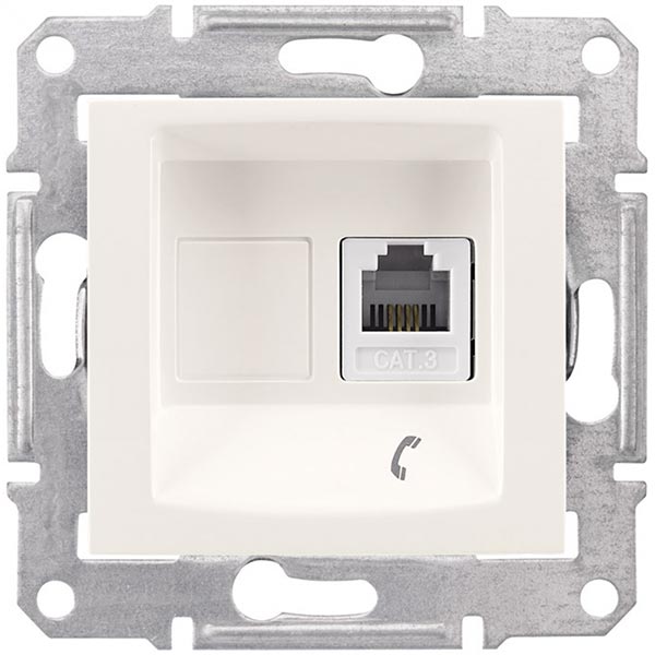 Розетка Sedna SDN4101123 слоновая кость