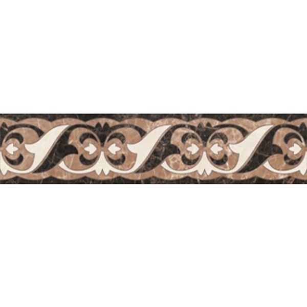 Бордюр Golden Tile Lorenzo Intarsia бежевий 300x60 мм