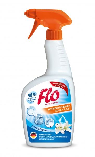 Средство для ванной комнаты flo Bathroom Cleaner Floral Freshness 0,75 л