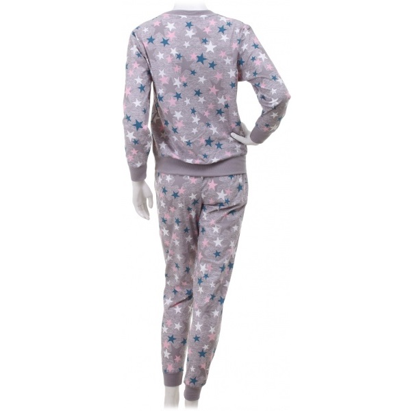 Костюм домашній жіночий La Nuit Home Full of Stars р. XL світло-сірий 