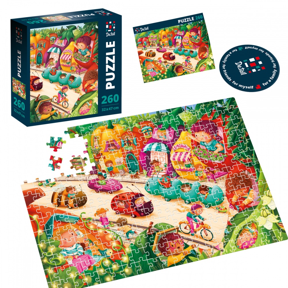 Пазлы De.tail Фруктовый город DT200-08