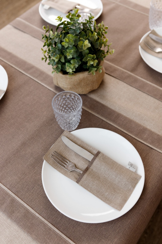 Чохол для приборів Прованс Кориця Мокко 10x24 см