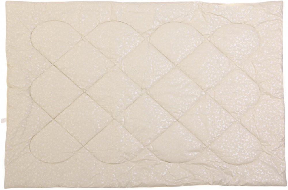 Ковдра верблюжа стьобана 140x205 см Ярослав бежевий