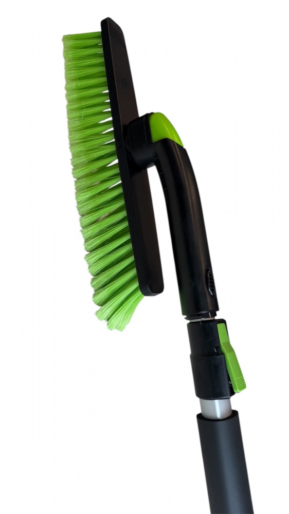 Телескопическая щетка TIMEAUTO 90-128 см с поворотной головкой и скребком
