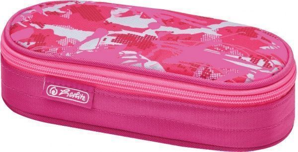 Пенал Be.Bag AIRGO Camouflage Girl 50015177 Herlitz розовый