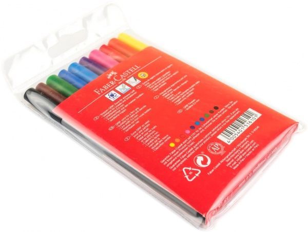Набор линеров Faber-Castell Grip Fine Pen 0,4 мм 10 шт. разноцветный 