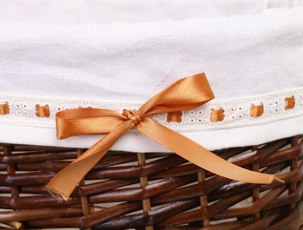 Кошик плетений з текстилем 40x31x16 см HQ13-10CD-3 