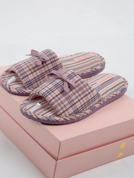 Тапки домашние Twins HS р. 40 сиреневый с розовым 