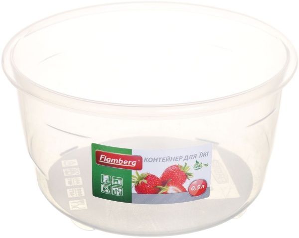 Контейнер для зберігання 500 мл зелений Flamberg