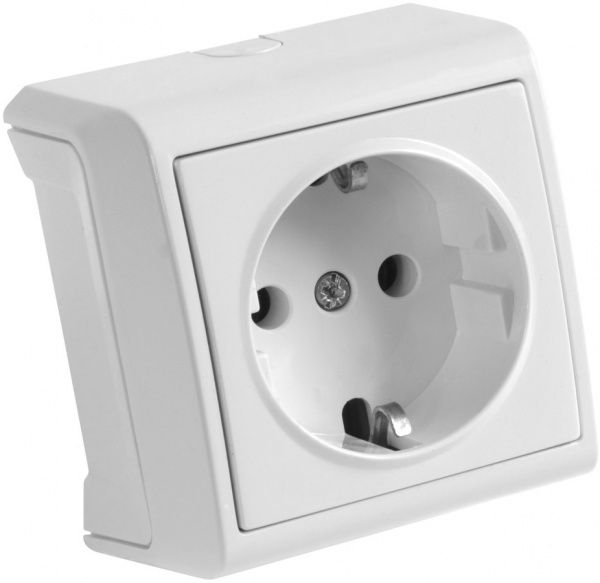Розетка із заземленням Viko Vera без шторок білий