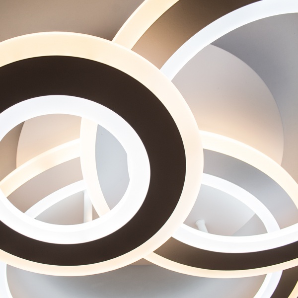 Люстра світлодіодна Luminaria R700/600 108 Вт білий матовий TRIPLEX ROUND 108W R 