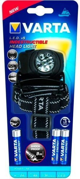 Фонарик Indestructible Head Light 3AAA 30710924