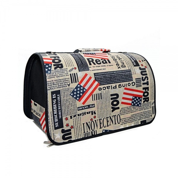 Переноска для транспортування тварин News (46х22х25 см) 