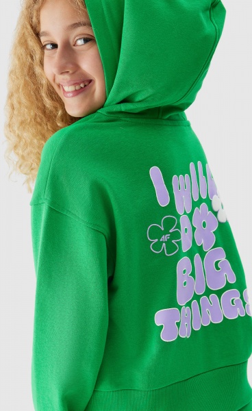 Джемпер 4F SWEATSHIRT F645 4FJAW23TSWSF645-41S зеленый