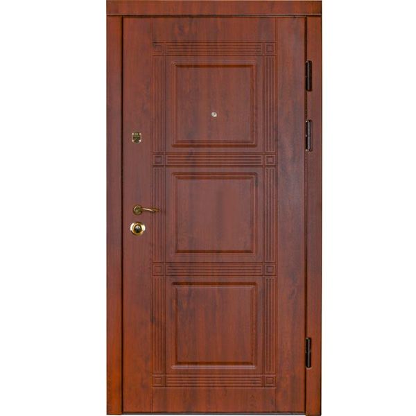 Дверь входная Мавіс Винорит № 09 дуб бронзовый 2030x960мм правая