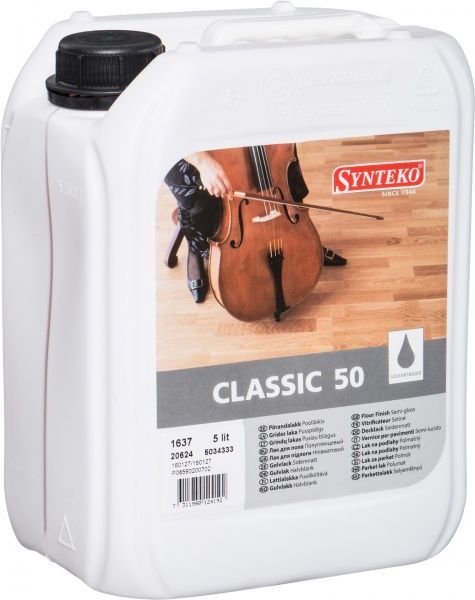 Лак CLASSIC 50 SYNTEKO полуглянец 5,5 л
