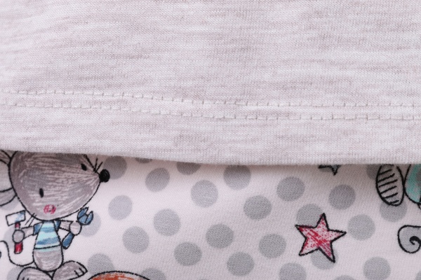 Пижама женская Roksana Mouse 767/16008 р. M бежевый с рисунком 